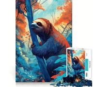 Sloth In The Jungle 1000 Piece Jigsaw Puzzles for Teenagers Jigsaw Mental Logic Toy Leisure Time Fine Edge 50x75cm