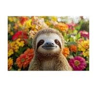 Sloth Jigsaw Puzzles for Adults 1000 Piece Jigsaw Puzzles for Adults Animal 75x50cm, Classic Educational Games Decompression, Challenging Game for Families Beautiful Home Wall Decor Gifts for Men G-08