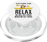 Sloth Kayak Team Relax We Will Get There When We Get There PopSockets PopGrip for MagSafe