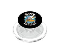 Sloth Kayak Team Relax We'll Get There When We Get There Fun PopSockets PopGrip for MagSafe