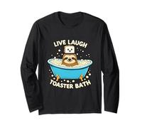 Sloth Live Laugh Toaster Bath Long Sleeve T-Shirt