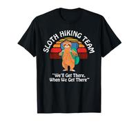Sloth Lover Gifts Men Women Kids, Sloth Hiking Team T-Shirt