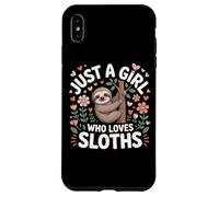 Sloth Lover Just A Girl Who Loves Sloths Nature Case for iPhone XS Max