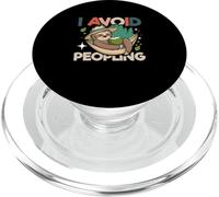 Sloth Lover Lazy Animal Introvert Funny I Avoid Peopling PopSockets PopGrip for MagSafe