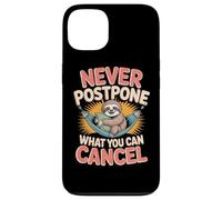 Sloth Lover Lazy Humor Never Postpone What You Can Cancel Case for iPhone 13