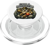 Sloth Lulls on Sofa and Eats Chips Chill Instructor PopSockets PopGrip for MagSafe