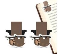 Sloth Magnetic Bookmarks Lightweight Page Tag for Reading