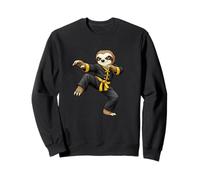 Sloth Martial Arts Kung Fu Character Design Sweatshirt