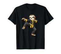 Sloth Martial Arts Kung Fu Character Design T-Shirt