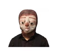 (Sloth mask) Raptor Mask with Fur Original Furri Dragon Dinosaur Head Latex Mascara