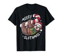 Sloth Merry Slothmas Christmas Stocking Stuffer Gift T-Shirt