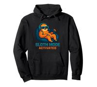 Sloth Mode Activated: Ultimate Chill Gamer Vibes Pullover Hoodie