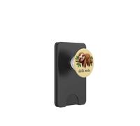 Sloth Mode Funny Cute Lazy Sloth Animal Design PopSockets PopWallet for MagSafe