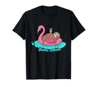 Sloth Mode inflatable Flamingo adult and youth gift T-Shirt T-Shirt
