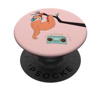 SLOTH MUSIC Slow Jams Cute Sloths Meme PopSockets Adhesive PopGrip