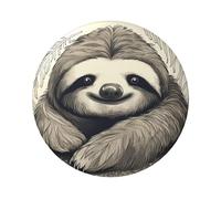 Sloth My Spirit Animal Button Pins 1 Pc, 2.4 Inch Round Button Badges Metal Personalized Picture Photo Pin Buttons Kit For Craft Supplies Christmas Diy Party Projects, 12 PCS, One Size