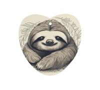 Sloth My Spirit Animal Car Air Freshener Hanging, Long Lasting Scented Car Aromatherapy Tablets, Love form Fragrance Scented Cards for Vehicles, Bedroom, Wardrobe Gray-style