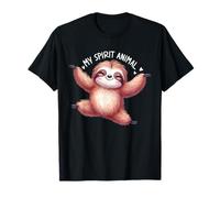 Sloth My Spirit Animal Cute Happy Sloth Lover T-Shirt