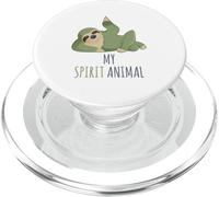 Sloth My Spirit Animal, Let's Chill and Relax, Fun Lazy Gift PopSockets PopGrip for MagSafe