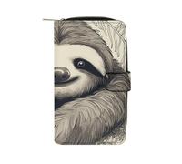 Sloth My Spirit Animal Wallet Multifunctional Wallets for Men Compact Wallet Purse Passport Bag