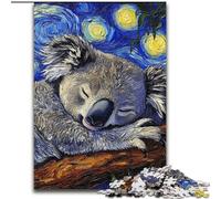 Sloth Night Sky 1000 Piece Jigsaw Puzzles for Adults, Stress Reliever Staycation Kill Time Enhance Love between Couples (26x38cm)