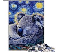Sloth Night Sky Jigsaw Puzzles for Teenagers 1000, Pattern Assembly Deal As Gifts for The Whole Family Suitable for And 14 (26x38cm)