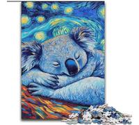 Sloth Night Sky Jigsaw Puzzles for Teenagers, Learning Educational Toys Family Games Suitable for Desktop Decoration (50x75cm)