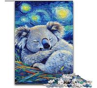 Sloth Night Sky JigsawPuzzle 1000 Pieces for Adults, Brain Intelligence Challenge Addictive Toys Birthday Gifts for Age 14+ (26x38cm)