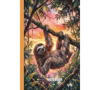 Sloth Notebook: A5 Lined Journal (6x9) - 100 Pages - Cute Sloth Gift - Relaxing Animal Notebook