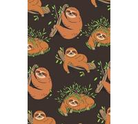 Sloth Notebook: Cute lazy sloth Hardback notebook with 120 blank lined pages