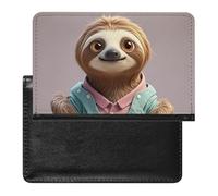 Sloth Passport Holder ID Card Protector Case Holder Travel Pack Unisex-adult Waterproof Passport