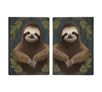 Sloth Passport Holder Passport Wallet PU Leather Passports Protective Cover Slim Travel Accessories