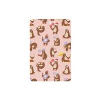 Sloth-Pink Printing 10 Pieces Air Freshener Car Hanging Cards Air Freshener Sheets With Rope For Cars Home