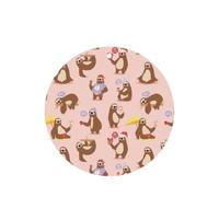 Sloth-Pink Printing 10 Pieces Air Freshener Car Hanging Cards Air Freshener Sheets With Rope For Cars Home