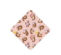 Sloth-Pink Printing 10 Pieces Air Freshener Car Hanging Cards Air Freshener Sheets With Rope For Cars Home