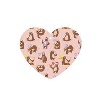Sloth-Pink Printing 10 Pieces Air Freshener Car Hanging Cards Air Freshener Sheets With Rope For Cars Home