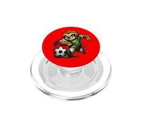 Sloth Playing Soccer Kicking Ball Determined to Score Goal PopSockets PopGrip for MagSafe