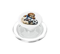 Sloth Playing Soccer Kicking Ball Goal Scorer PopSockets PopGrip for MagSafe