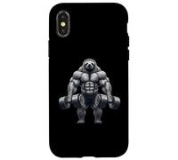 Sloth Powerlifting Weightlifting Gym Workout Case for iPhone X/XS