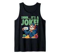 Sloth Prankster Livestream Joke Funny Content Creator Tank Top