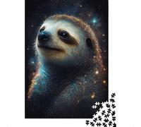 Sloth Puzzle DIY Game Premium Cardboard Jigsaw Puzzle for Women Men 300pcs (40x28cm)