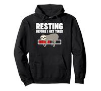 Sloth Resting Before I Get Tired Pullover Hoodie