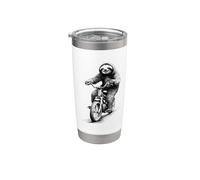 Sloth Riding Bicycle Biker Sloth Ride Slow Stainless Steel Insulated Tumbler