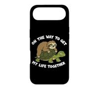 Sloth Riding Turtle On The Way To Get My Life Together Lazy Case for iPhone Air