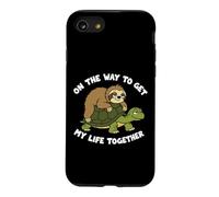 Sloth Riding Turtle On The Way To Get My Life Together Lazy Case for iPhone SE (2020) / 7/8