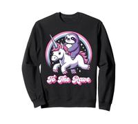 Sloth Riding Unicorn Funny To The Rave Sweatshirt