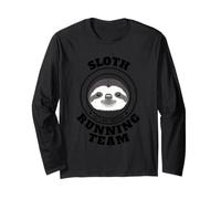 Sloth Running Team, Let's Nap Funny Gym, Run Club, Relax Long Sleeve T-Shirt