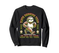 Sloth Running Team Running Outfit Men Women Marathon Sloth Sweatshirt