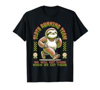 Sloth Running Team Running Outfit Men Women Marathon Sloth T-Shirt