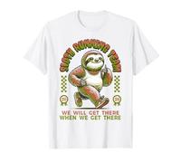 Sloth Running Team Running Outfit Men Women Marathon Sloth T-Shirt
